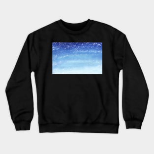 Blue navy watercolor gradient Crewneck Sweatshirt